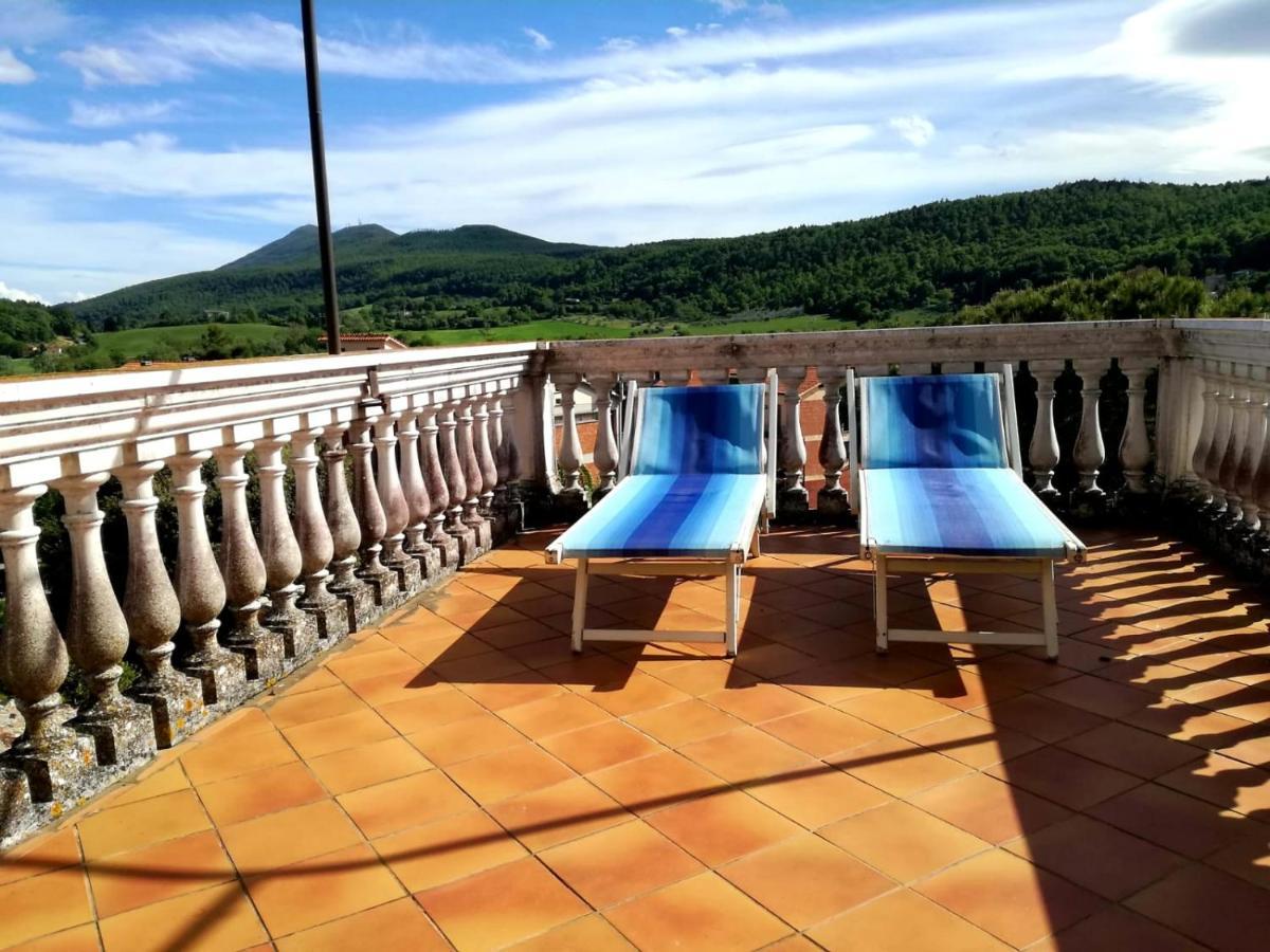 Mansarda Con Solarium Panoramico Su Centro Storico Di Sarteano Vicino Alle Famose Terme Della Val D'Orcia ภายนอก รูปภาพ